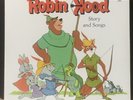 Robin Hood, Story And Songs Vinyl Record Walt Disney Disneyland Records Like New