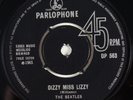 BEATLES Dizzy Miss Lizzy / Yesterday RARE UK EXPORT 45 Parlophone DP 563 HEAR