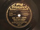 COUNTRY UNCLE DAVE MACON Sail Away, Ladies / CROCKETT FAMILY BRUNSWICK 80094 EE-