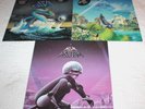 ASIA  (3 x Promo Quiex II LP Vinyl)  Self-Titled 1982 / Alpha 1983 / Astra 1985