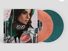 AUTOGRAPHED SIGNED Jojo Mad Love Peach Sorbet Marbled Teal Vinyl LP