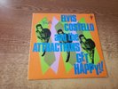 AUTOGRAPHED 1980s EXCELLENT Elvis Costello Get Happy  36347 LP33