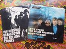 The Rolling Stones Vintage 45 rpm Records With Original Sleeves  G + condition