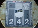 FRONT 242  MASTERHIT missprint RARE cover UNCUTED   signed by band members