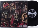 SLAYER Reign In Blood AMERICAN LP VG++ 180g 2013 reissue w/ lyric sheet insert r