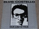 Elvis Costello  Our Aim Is True Help Us Hype Elvis  UK 33rpm LP  Very Good