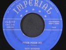 FATS DOMINO: poor poor me / trust in me IMPERIAL 7