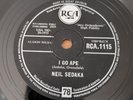 NEIL SEDAKA - I Go Ape/Moon Of Gold. UK RCA 78'. 1959 Rock & Roll. Nm Unplayed.