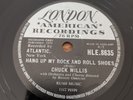 CHUCK WILLIS - Hang Up My Rock 'N' Roll Shoes 1958 UK London 78'. R&B/RnR. Ex