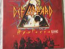 Def Leppard HYSTERIA Limited Edition, Live 2 LP Vinyl, Crystal Clear