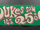 Original 1985 promo poster The Dukes of Stratosphear 25 O’clock XTC Stratosphere
