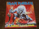LP IRON MAIDEN A Real Live One 1993 First Pressing Inner Sleeve