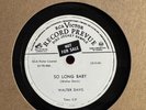 78Rpm, Blues, Walter Davis 'So Long Baby / Trouble Be' RCA Victor DJ Copy E