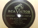 WALTER DAVIS It's Been So Long/Oh Me  Oh My  Blues RCA VICTOR 20-2487 E+ 78 HEAR