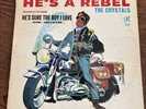 THE CRYSTALS HE'S A REBEL Original 1963 RARE 1st PRESS PHILLES LP PHLP-4001 VG