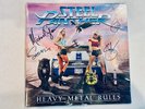 Steel Panther HEAVY METAL RULES Fully Signed Vinyl LP OG Members Rare