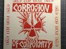 Corrosion Of Conformity Eye For An Eye Red Print Black Vinyl LP Toxic Shock