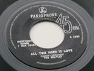 THE BEATLES WEST INDIES 45   ALL YOU NEED IS LOVE   PARLOPHONE JAMAICAN PRESSING