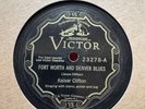 78Rpm,Blues, Rarity Kaiser Clifton 'Fort Worth And Denver Blues' US Victor 23278