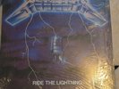 Metallica Ride the Lightning LP Vinyl Elektra 12