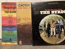 CACTUS BYRDS THE BAND  One Way, Mr Tambourine Stage Fright 3 Vinyl LPs +poster
