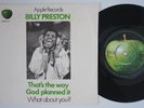 BEATLES / BILLY PRESTON That's The Way God Planned It RARE Denmark 45 DANISH