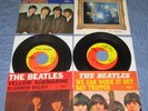 4 Beatles Vinyl 45s w/Picture Sleeves-Yesterday;We Can Work It Out; Penny Lane;+