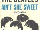 THE BEATLES-PICTURE SLEEVE + 45--(AIN'T SHE SWEET)--PS--PIC-SLV