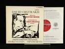 David OISTRAKH Hindemith Violin Con FFSS WBG LONDON BB STEREO CS 6337 LP NM