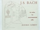 JEAN-MAX CLEMENT ⸺ JS BACH 6 suites for cello ⸺ L'OISEAU-LYRE orig 2xLPs NM