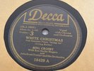 BING CROSBY-WHITE CHRISTMAS/GOD REST YE MERRY GENTLEMEN 10 INCH 78RPM Near Mint