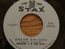 BOOKER T. & THE M.G.s - GREEN ONIONS, STAX S-127, 45 RPM, 1962, NM