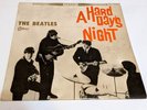 THE BEATLES A Hard Day's Night japan RED colored vinyl LP Odeon OP-7123  VG+/VG+