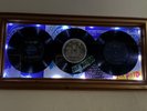 Sex Pistols God Save The Queen 3 singles framed with lights