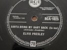 ELVIS PRESLEY - Santa Bring My Baby Back. UK RCA 78' 1957. Rock & Roll. Nm  Rare