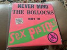 Sex Pistols orig punk LP Never Mind.., promo w Submission sticker, free ship