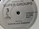 Black Sabbath & Rush SUPER GROUPS 8 Oct 1983 Radio Show 3LP Sheets