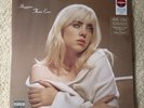 Billie Eilish - Happier Than Ever  (Vinyl LP Record) Poster + Light Blue Color