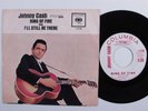 Country 45 JOHNNY CASH Ring Of Fire COLUMBIA VG+ promo picture sleeve j