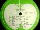 The Beatles Get Back Vinyl Record PCS 7080 with Songs Blue Teddy Boy Let It Be