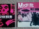 MISFITS BOOK AND RECORD COMBO WALK AMONG US VINYL / SCREAM WITH ME BOOK