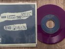 Sex Pistols God Save the Queen 7 Inch Purple Vinyl Record Japanese Pressing