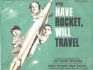 THE THREE STOOGES-RARE  COLPIX PICTURE SLEEVE+45-(HAVE ROCKET,WILL TRAVEL)--PS--