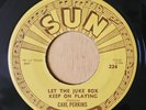Carl Perkins Let The Juke Box Keep On Playing/Gone Gone Gone Rockabilly 1955 Sun