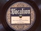 Vocalion 1440 Jed Davenport  COW  COW   BLUES Memphis  78rpm E- Blues