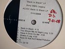 AC/DC BACK IN BLACK RARE MINT- ACETATE - 12-inch 2008 Reissue