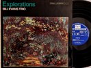 Bill Evans Trio EXPLORATIONS Riverside RLP 9351 Dutch Philips FONTANA Holland LP