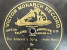 Pioneer-78 RPM-J.W. Myers-Victor Monarch 3131-The Armorer's Song-Robin Hood-VG+