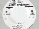 THE KINKS NEAR-MINT PROMO 45 ON REPRISE - 