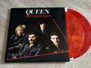 QUEEN GREATEST HITS MINT SEALED 2 LP RED ORANGE SWIRL VINYL LIMITED EDITION